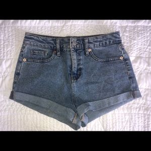 Denim shorts